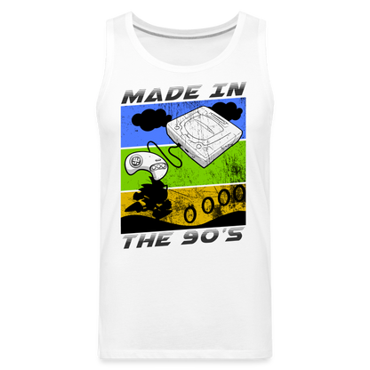 GU 'Made in the 90's' Men’s Premium Tank - white