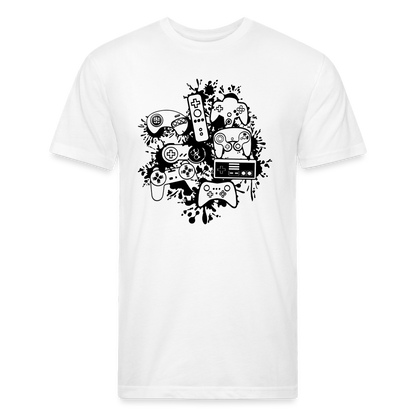 Controller Splash Fitted T-Shirt - white