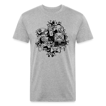 Controller Splash Fitted T-Shirt - heather gray