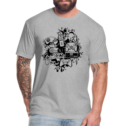 Controller Splash Fitted T-Shirt - heather gray