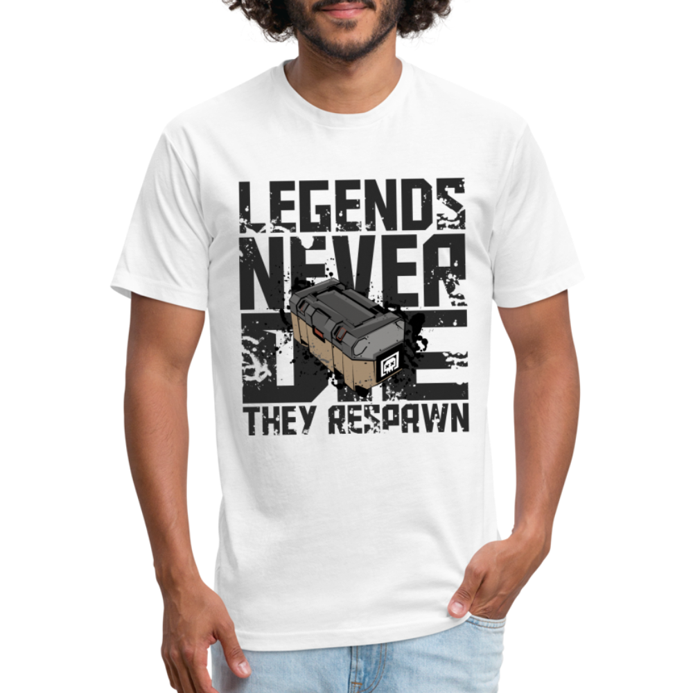GU 'Legends Never Die' Fitted T-Shirt - white