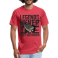 GU 'Legends Never Die' Fitted T-Shirt - heather red