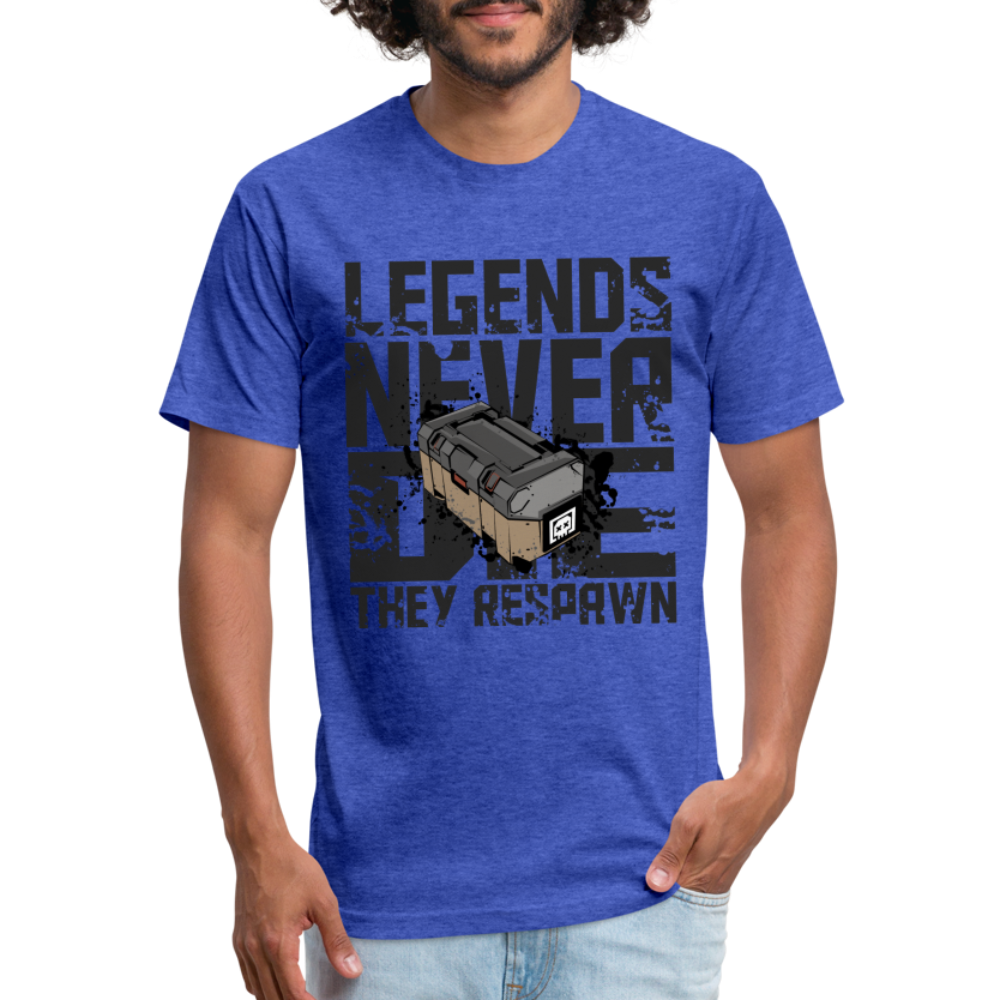 GU 'Legends Never Die' Fitted T-Shirt - heather royal