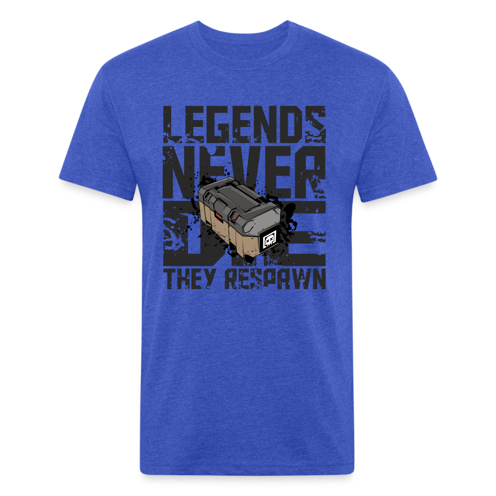 GU 'Legends Never Die' Fitted T-Shirt - heather royal