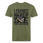 GU 'Legends Never Die' Fitted T-Shirt - heather military green