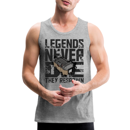 GU 'Legends Never Die' Men’s Premium Tank - heather gray