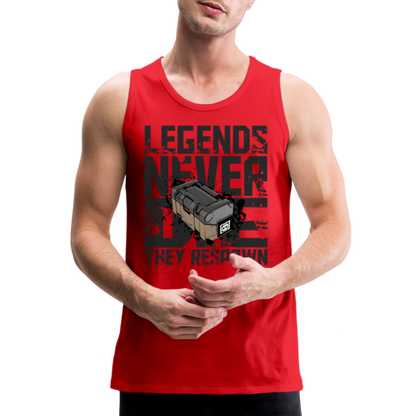 GU 'Legends Never Die' Men’s Premium Tank - red