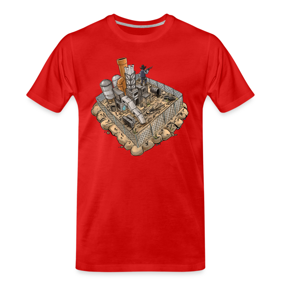 PhillyBird Gaming Men’s Premium Organic T-Shirt - red