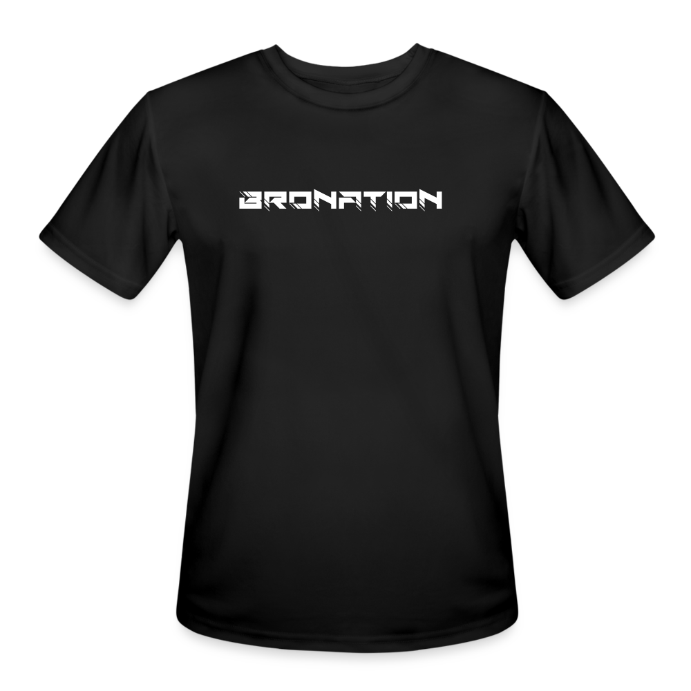 AlphaBroVR Men’s Moisture Wicking Performance T-Shirt - black