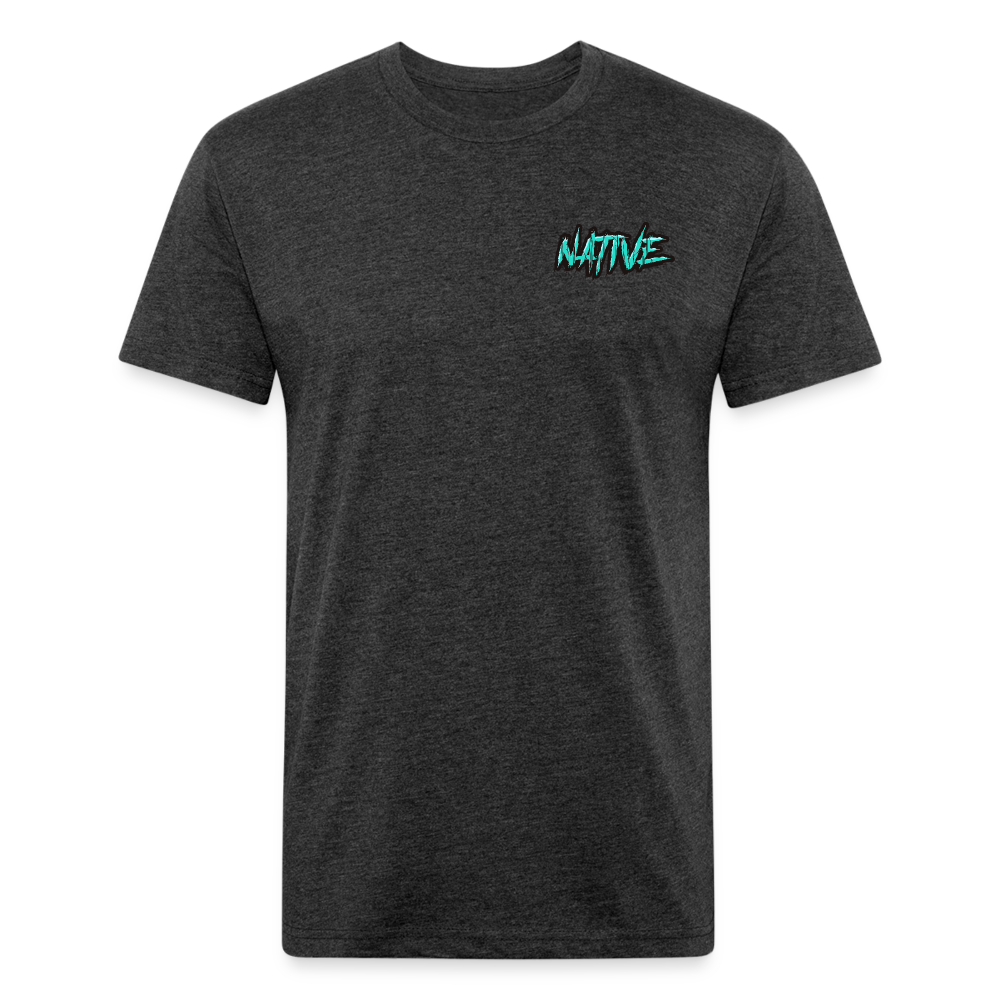 Native Fitted T-Shirt - heather black