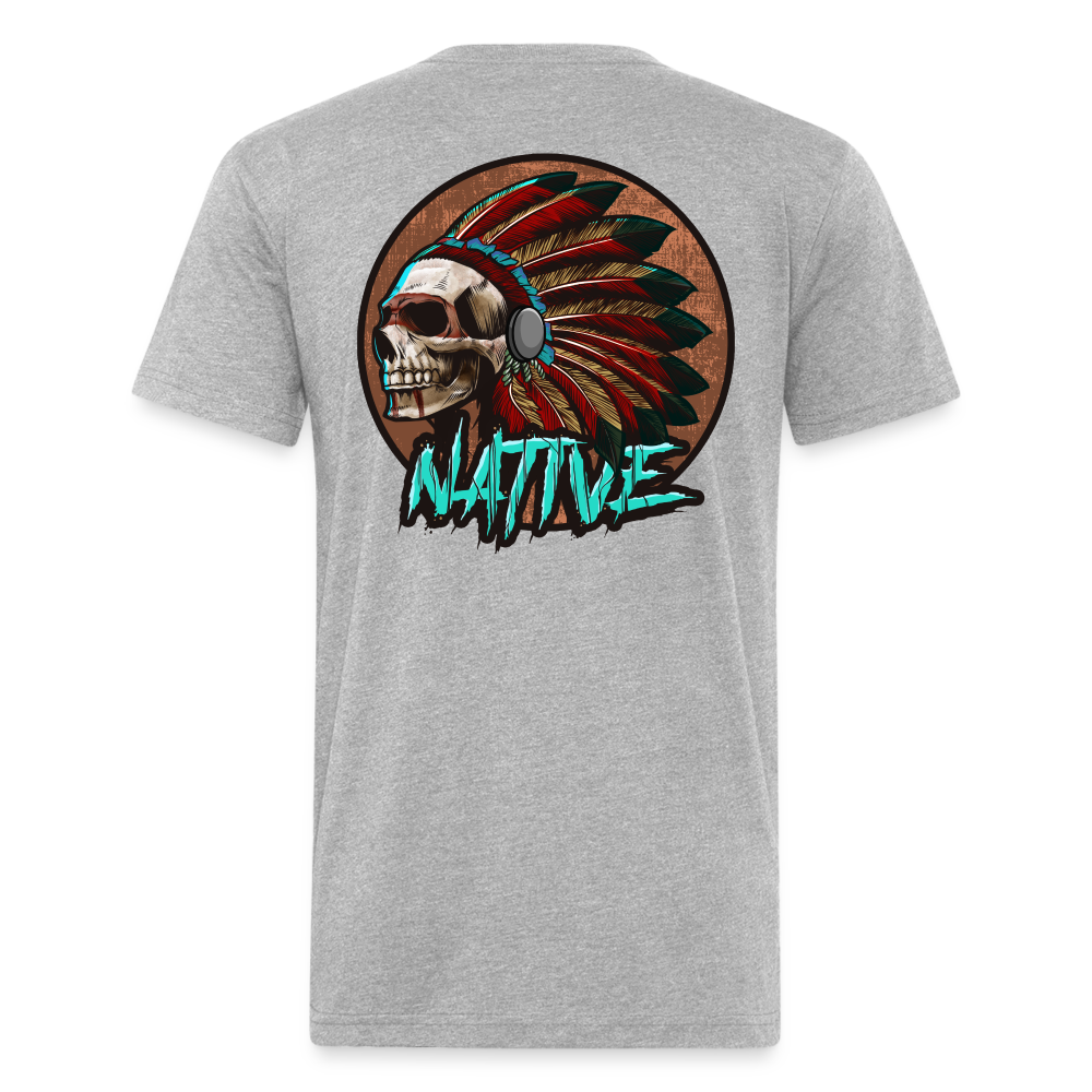 Native Fitted T-Shirt - heather gray