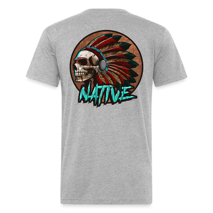 Native Fitted T-Shirt - heather gray