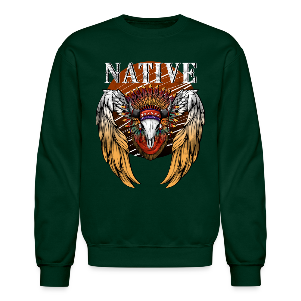 Native Crewneck Sweatshirt - forest green