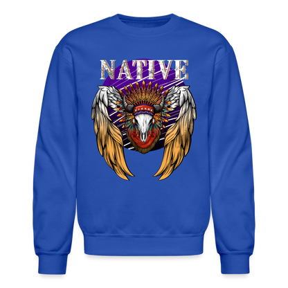 Native Crewneck Sweatshirt - royal blue