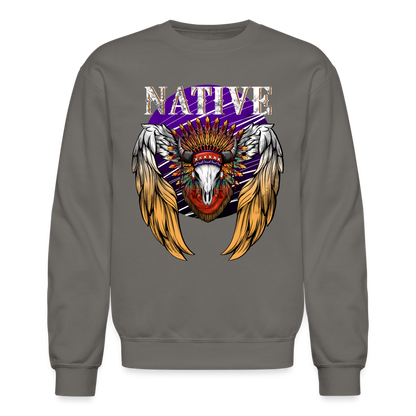 Native Crewneck Sweatshirt - asphalt gray