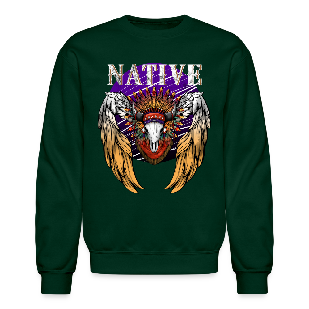 Native Crewneck Sweatshirt - forest green