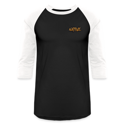 Native Baseball T-Shirt - black/white