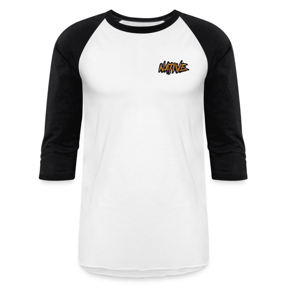 Native Baseball T-Shirt - white/black