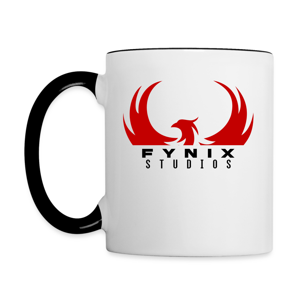 Fynix Studios Contrast Coffee Mug - white/black