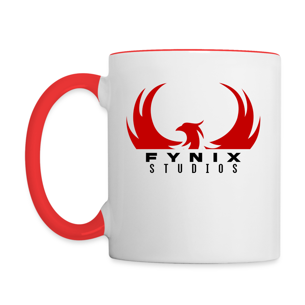 Fynix Studios Contrast Coffee Mug - white/red