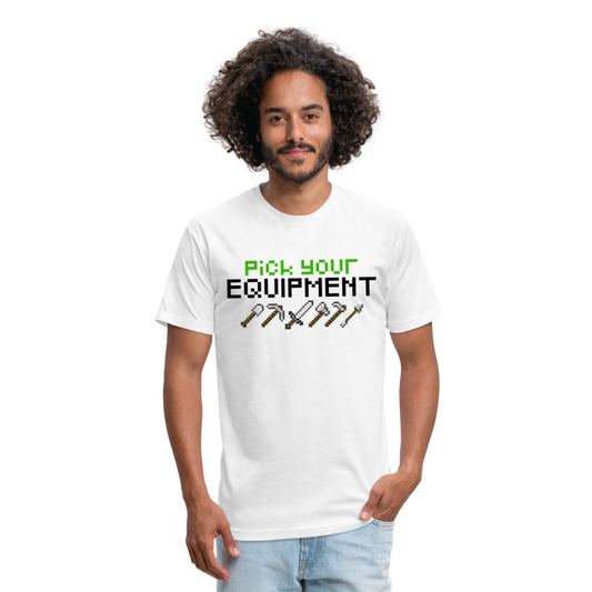 GU 'Pick Your Equipment'  Fitted T-Shirt - white