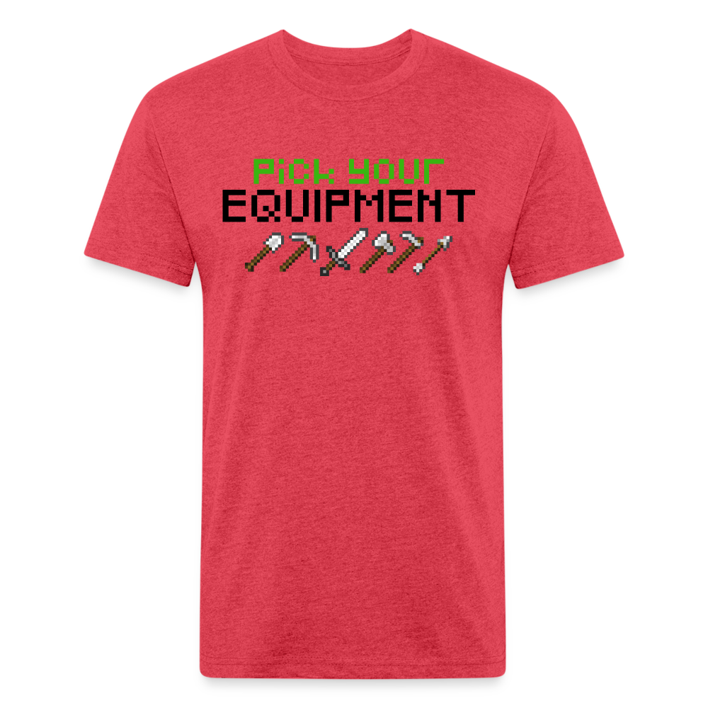GU 'Pick Your Equipment'  Fitted T-Shirt - heather red