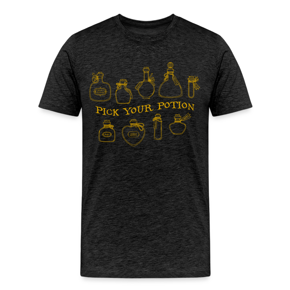 GU 'Potion'  Men’s Premium Organic T-Shirt - charcoal grey