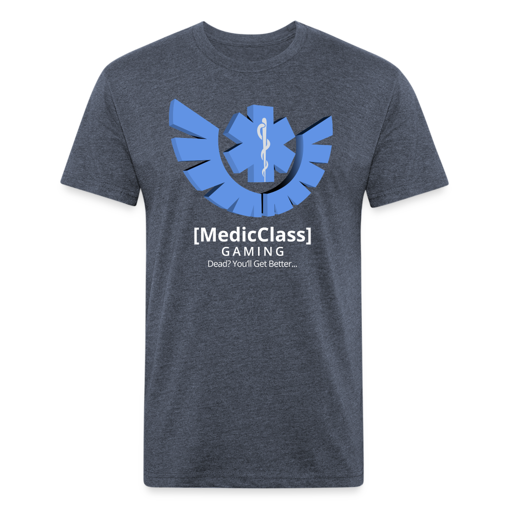 MedicClass Gaming Fitted T-Shirt - heather navy