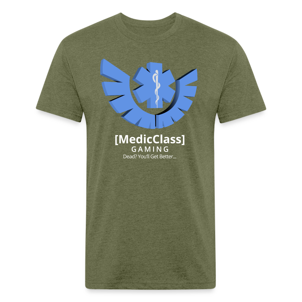 MedicClass Gaming Fitted T-Shirt - heather military green