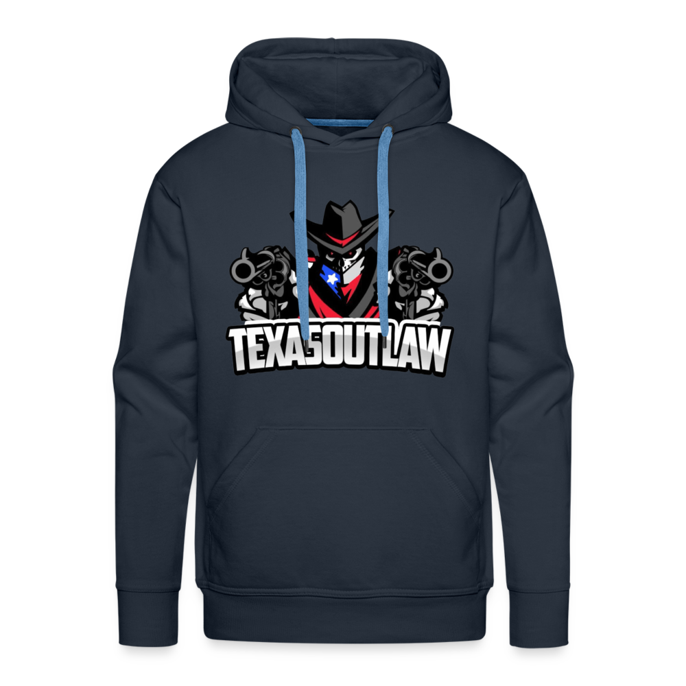 Texas Outlaw Men’s Premium Hoodie - navy