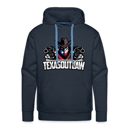 Texas Outlaw Men’s Premium Hoodie - navy