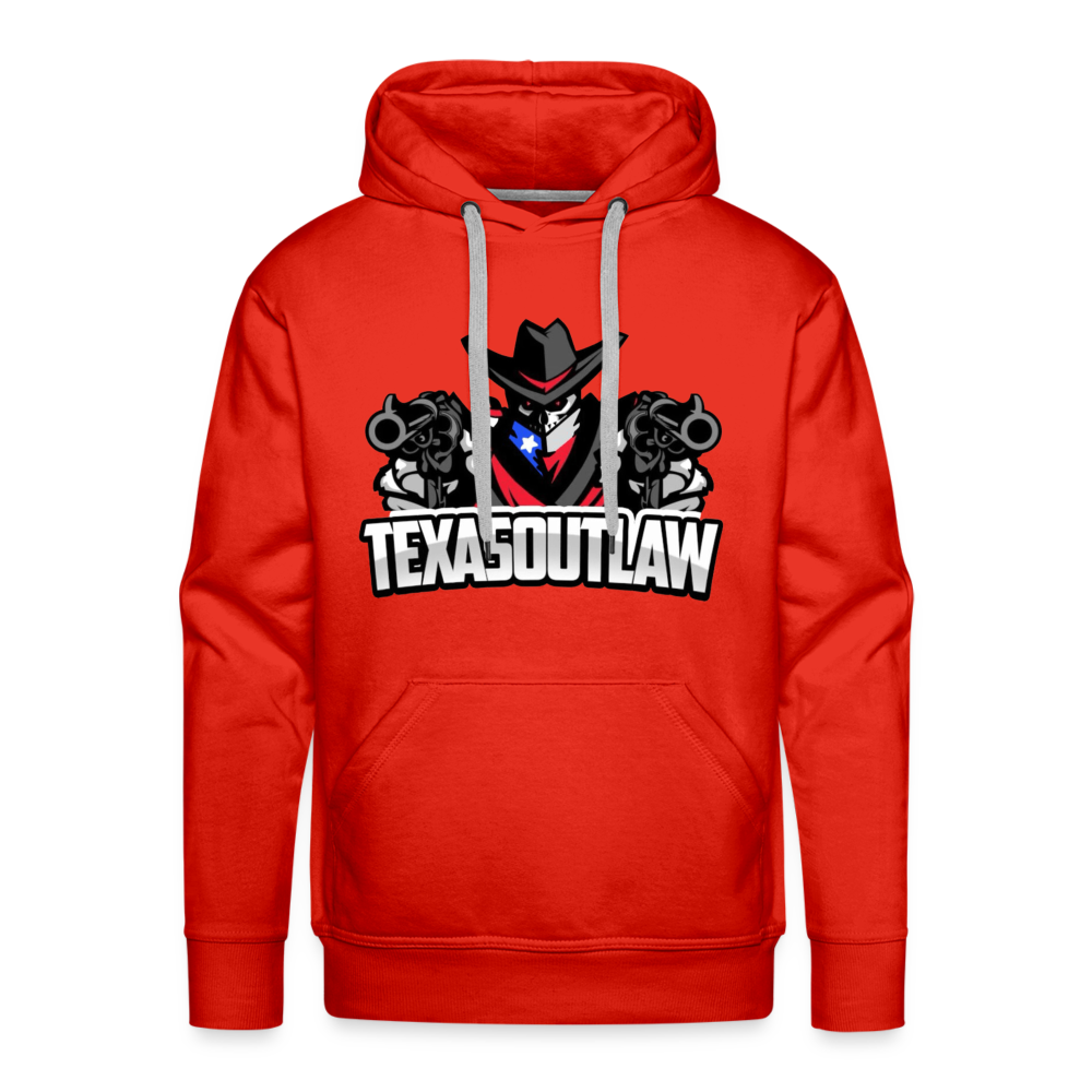 Texas Outlaw Men’s Premium Hoodie - red
