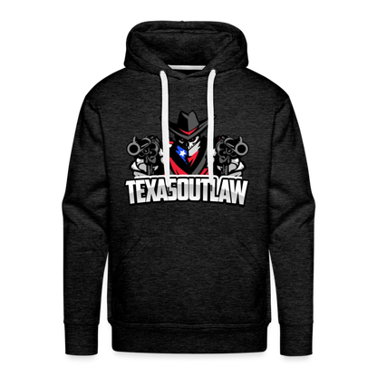 Texas Outlaw Men’s Premium Hoodie - charcoal grey