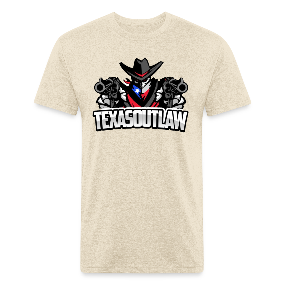 Texas Outlaw Fitted T-Shirt - heather cream