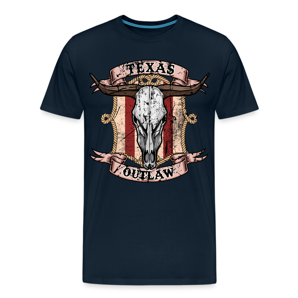 Texas Outlaw Men's Premium T-Shirt - deep navy