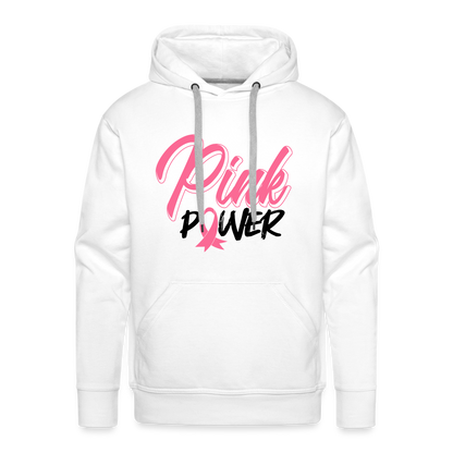 GU 'Pink Power' Premium Hoodie - white