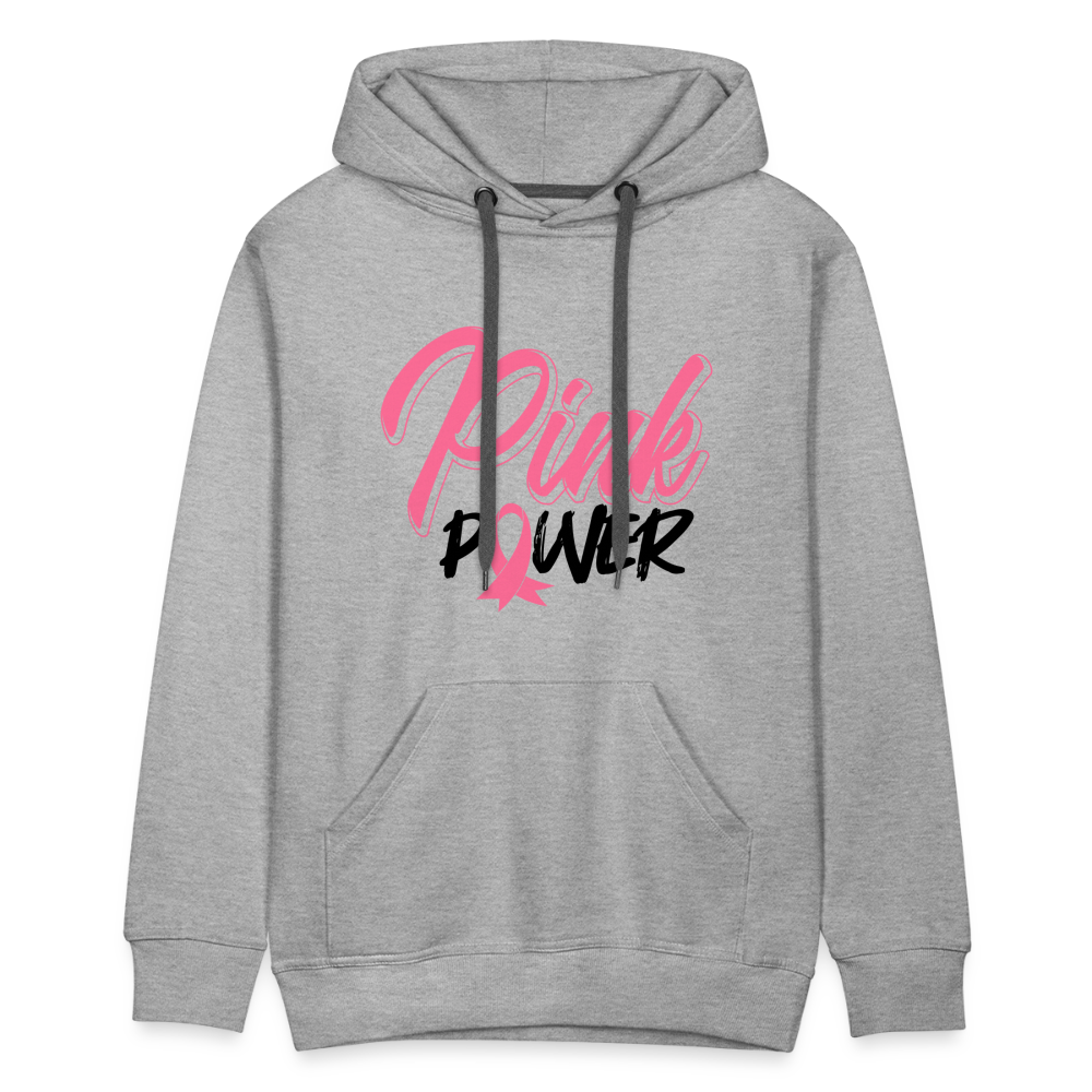 GU 'Pink Power' Premium Hoodie - heather grey
