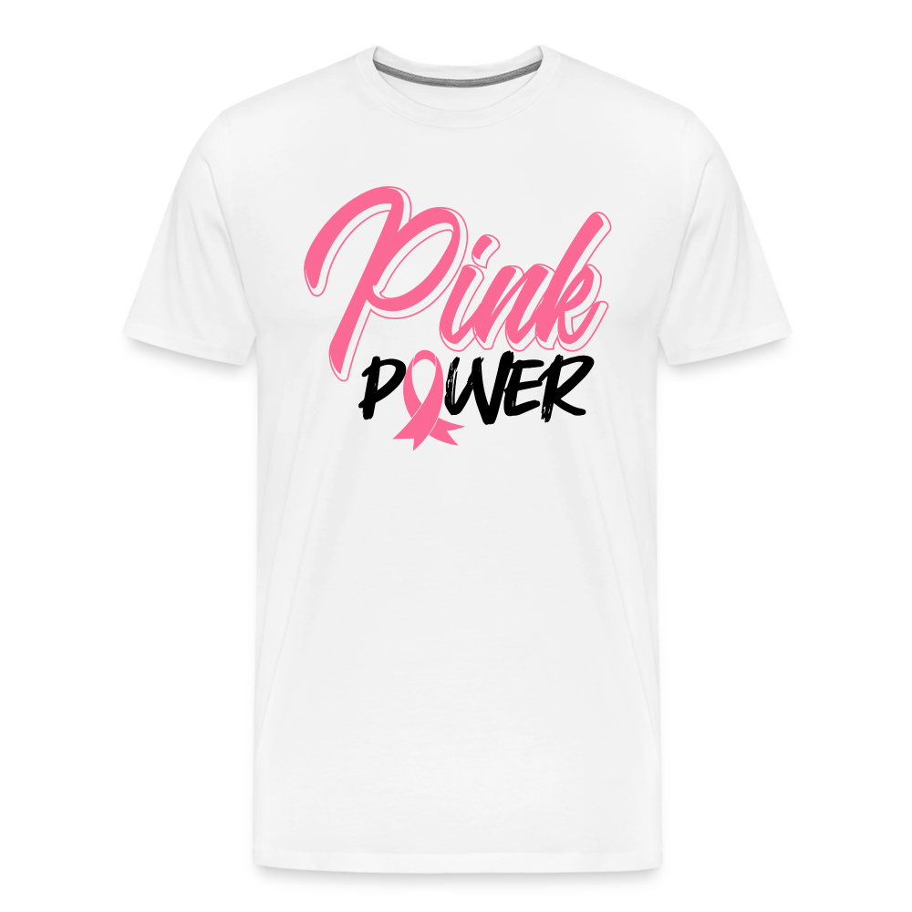 GU 'Pink Power' Premium T-Shirt - white