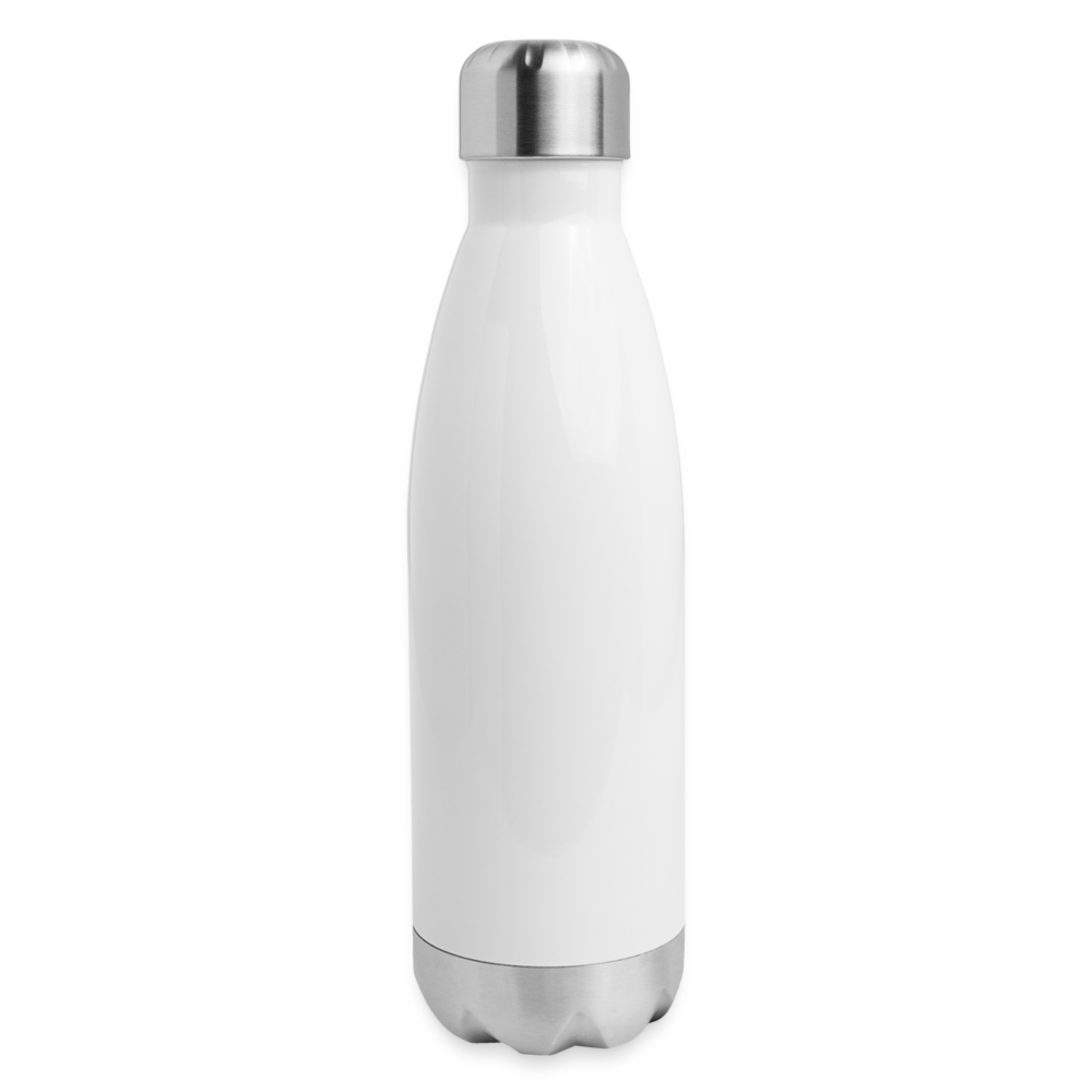 GU 'Stronger and Braver' Insulated Stainless Steel Water Bottle - white