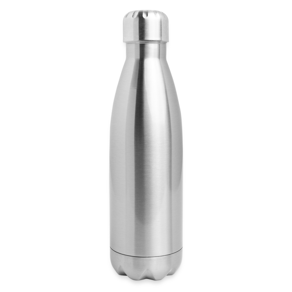 GU 'Stronger and Braver' Insulated Stainless Steel Water Bottle - silver