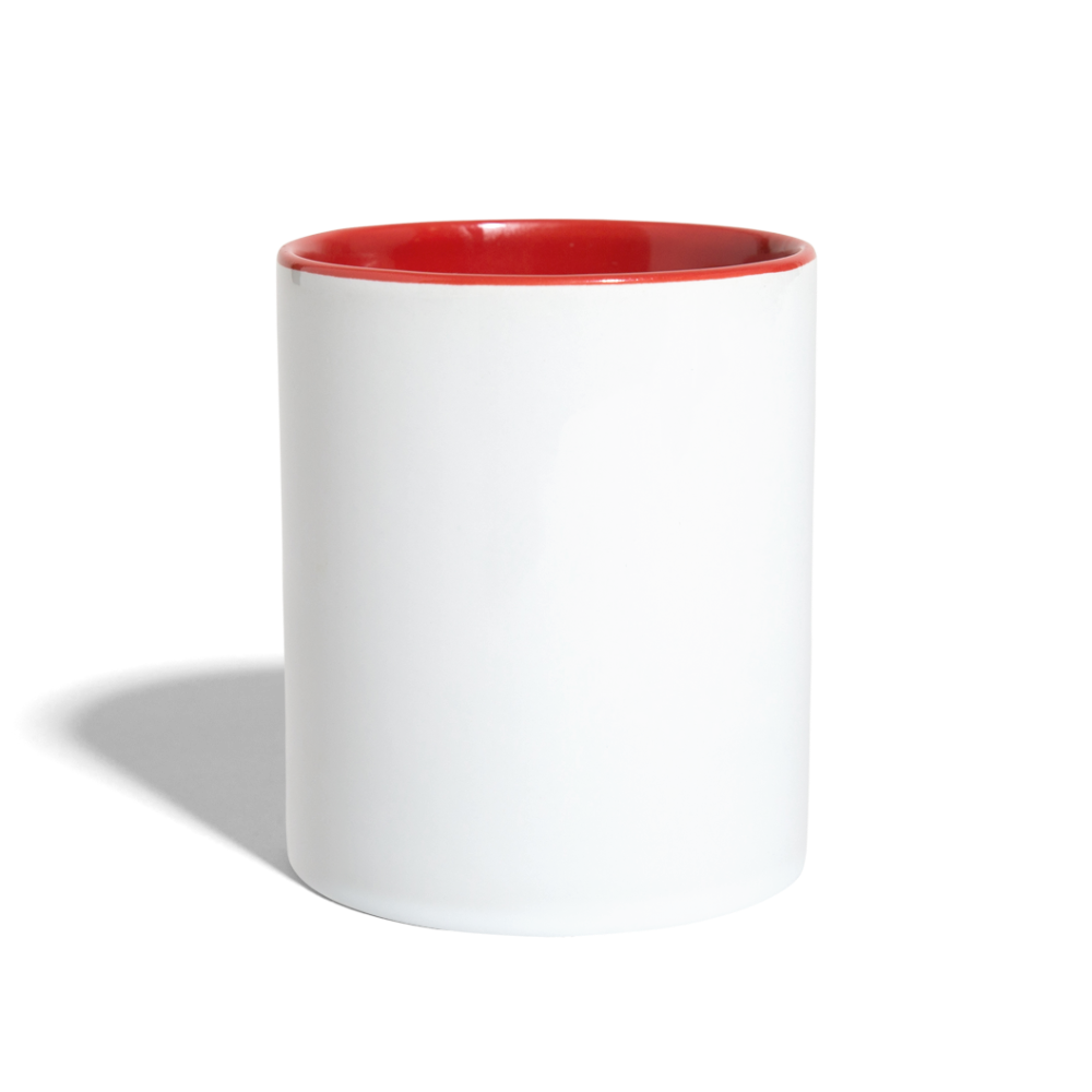 Asher B Contrast Coffee Mug - white/red