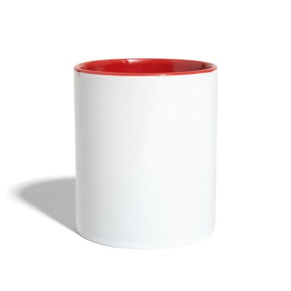 Asher B Contrast Coffee Mug - white/red