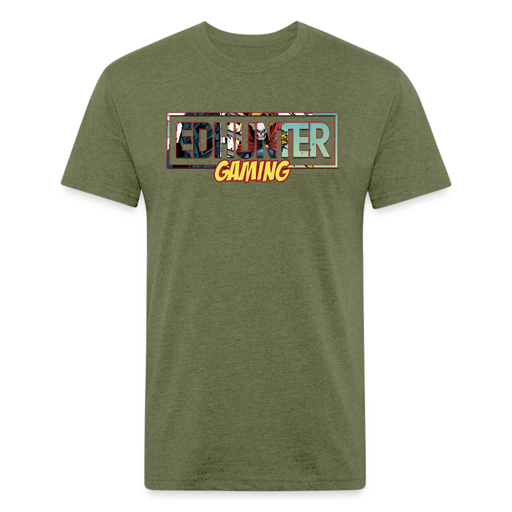 Ed Hunter Gaming Fitted T-Shirt - heather military green