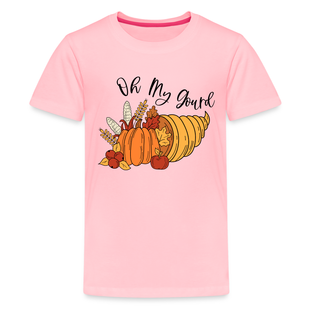 GU 'Oh My Gourd' Youth Premium T-Shirt - pink