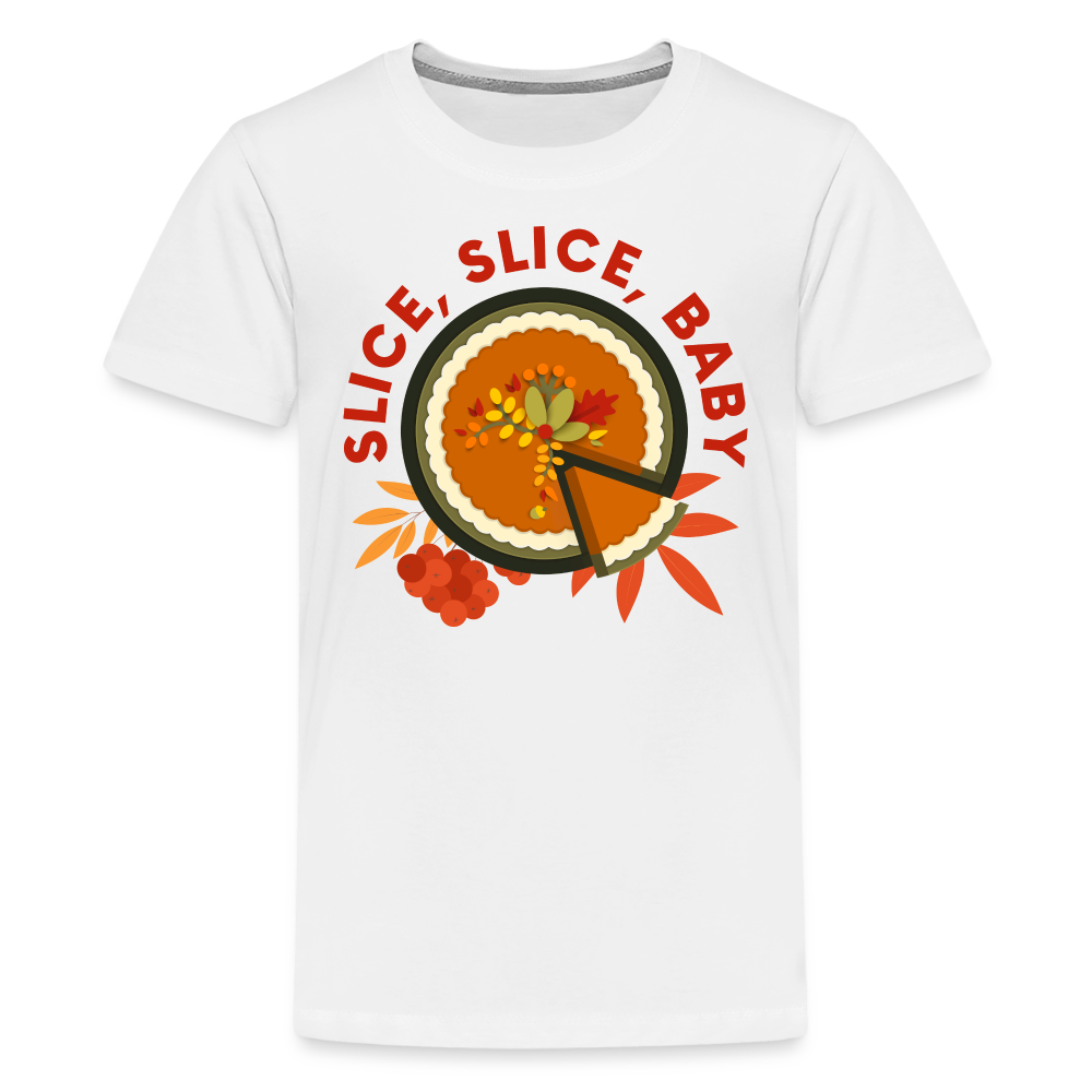 GU 'Slice, Slice, Baby' Youth Premium T-Shirt - white