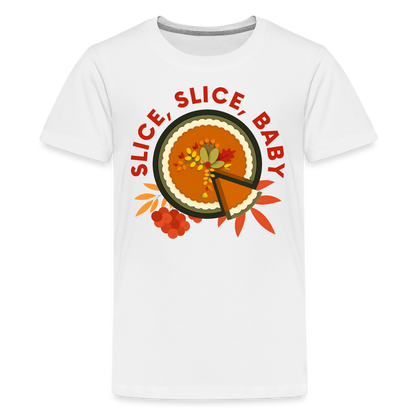 GU 'Slice, Slice, Baby' Youth Premium T-Shirt - white