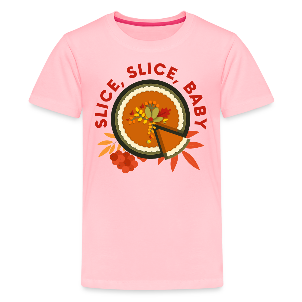 GU 'Slice, Slice, Baby' Youth Premium T-Shirt - pink