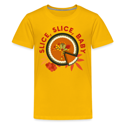 GU 'Slice, Slice, Baby' Youth Premium T-Shirt - sun yellow