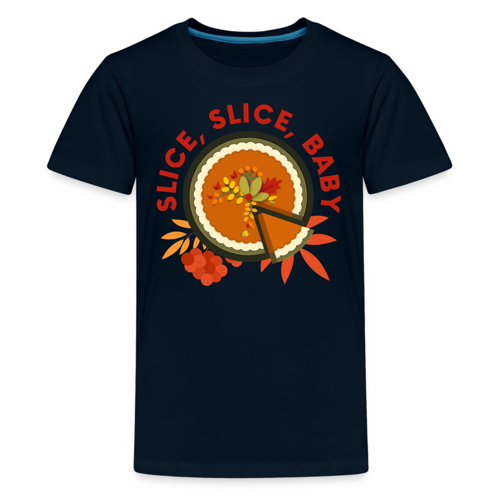 GU 'Slice, Slice, Baby' Youth Premium T-Shirt - deep navy