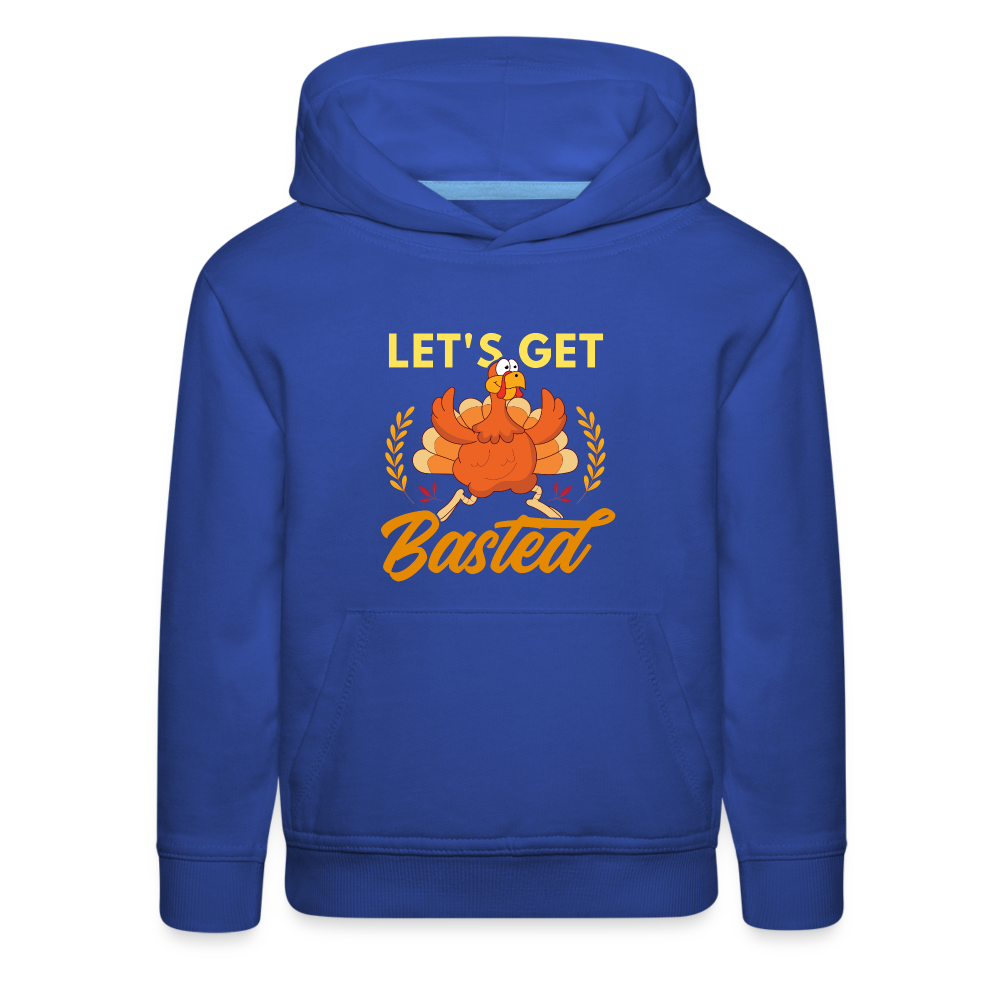 GU 'Let's Get Basted' Youth Premium Hoodie - royal blue